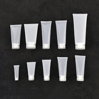 Tube souple en plastique vide facile à presser, 50 pièces, emballage de shampooing, protection solaire, coffret de flacons de 10 ml, 20 ml, 30ml