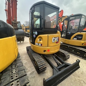 รถขุดตีนตะขาบขนาดเล็ก Caterpillar 303.5e 303 303e 303ccr มือสอง น้ำหนัก 3.5 ตัน พร้อมเครื่องยนต์ เกียร์ ปั๊ม และ PLC ขาย - Product Image 2