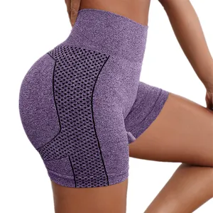 Shorts femininos para academia, preço de fábrica, venda quente, para ginástica, fitness, sem costura, calça curta, sexy, yoga, roupa ativa