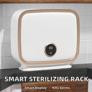 New Intelligent Digital LED Wall-Mounted Sterilization Storage Knife Rack Drying Sterilization Chopsticks Office Battery Beer - Product Image 2