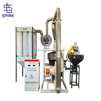 Machine de broyage à disque pour le refroidissement par eau, pour la production de poudre plastique à partir de déchets et flocons de PE et PP