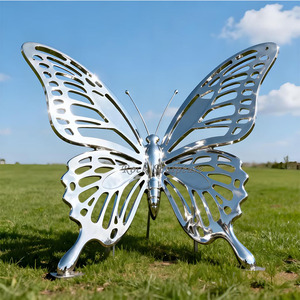 ของตกแต่งสวนแบบกำหนดเอง, งานฝีมือโลหะ, ประติมากรรมกระจกสแตนเลส - Product Image 1