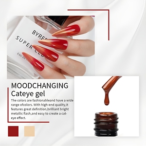 Suministros <span class=keywords><strong>para</strong></span> <span class=keywords><strong>Uñas</strong></span>, Gel Magnético Efecto Ojo de Gato con Dos Colores, Efecto Cateye que Cambia de Color, Gel UV con Brillo, Venta al Por Mayor, Marca Privada, OEM - Product Image 5