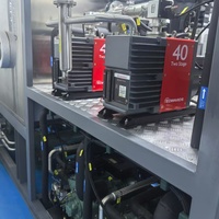 Gebruikt automatisch vacuümvriesdroogapparaat met pomp & tandwiel PLC voor industriële vriesdroging van huisdierenvoer