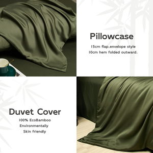 Thiết lập Sheets Tre Bộ sưu tập Vua Kích thước Iced tre tấm làm mát Duvet cover và gối <span class=keywords><strong>Set</strong></span> - Product Image 6