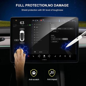 Protection d'écran de navigation automobile personnalisée, anti-reflet, haute sensibilité, film protecteur pour écran tactile, personnalisation, anti-traces de doigts - Product Image 4