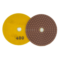 Venta directa de fábrica 4 "7 Setp Almohadilla de pulido de diamante húmedo Almohadilla de molienda de piedra de 100MM para herramientas de molienda de mármol