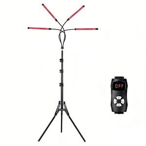 Dispositivo de Terapia de Luz Roja Ajustable de 4 Cabezas, 660nm 850nm, Doble Longitud de Onda, Soporte Ajustable para Ejercicio Corporal y Rehabilitación - Product Image 6