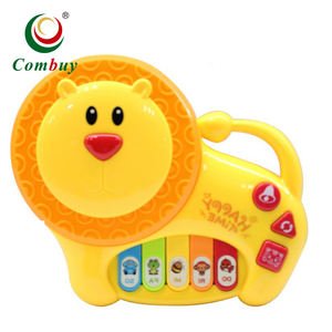 Leone cartone animato di pianoforte di apprendimento giocattolo <span class=keywords><strong>educazione</strong></span> <span class=keywords><strong>musicale</strong></span> con la luce - Product Image 1