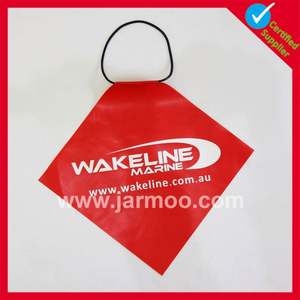 300MM X 300MM Impression Personnalisée Logo PVC Vinyle <span class=keywords><strong>Rouge</strong></span> Taille Personnalisée Sécurité Drapeau Réfléchissant 45X45 pour <span class=keywords><strong>Bateau</strong></span> Marine - Product Image 3