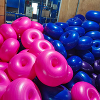 Nuevo diseño Yoga Pilates ejercicio pelota Pvc estabilidad equilibrio gimnasio Fitness Donut perilla Yoga pelota