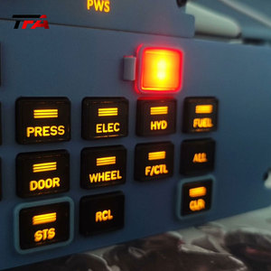 Simulateur de vol A320 en gros : Machine d'amusement avec cockpit, configuration de jeu de simulateur de vol et panneau de commande du radar météorologique - Product Image 2
