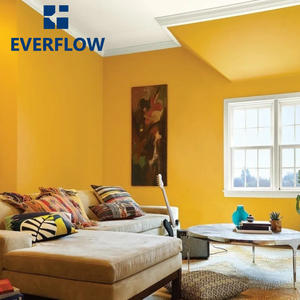 Pintura de látex lavable de ocultación fuerte, pintura resistente a las manchas y fácil de limpiar para paredes interiores - Product Image 5