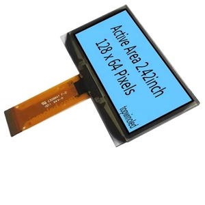 En iyi kalite 2.42 ''2.42 inç 128x64 oled ekran paneli SSD1309 UG-2864ASGPG01 mavi küçük oled ekran SPI i2c oled ekran - Product Image 1