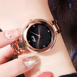 Montre pour femme à bracelet en acier sertie de diamants, style coréen, petite montre pour femme, best-seller - Product Image 3