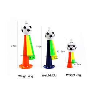 חגיגה כדורגל צופר כדור משחק צופר ילדים פעילות צעצועים מספקת אביזרי אווירה עידוד צופר - Product Image 4