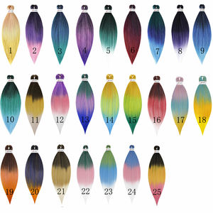 Venta caliente al por mayor 26 pulgadas pelo trenzado <span class=keywords><strong>pre</strong></span> estirado - Product Image 3