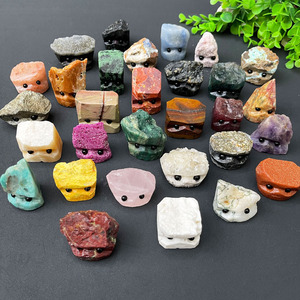 Factory Price Hand Carved Semi-precious Stone Crafts Natural Quartz Animal Crystal Cluster Hedgehog for Crystal Decoration