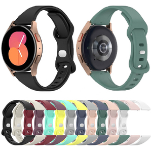 <span class=keywords><strong>Bracelet</strong></span> sport <span class=keywords><strong>en</strong></span> <span class=keywords><strong>silicone</strong></span> <span class=keywords><strong>pour</strong></span> Samsung <span class=keywords><strong>Galaxy</strong></span> <span class=keywords><strong>Watch</strong></span> 6 5 4 3 <span class=keywords><strong>Active2</strong></span>, 20mm 22mm, boucle inversée, mince - Product Image 1