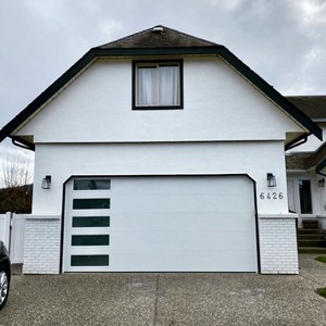 <span class=keywords><strong>Porte</strong></span> <span class=keywords><strong>de</strong></span> <span class=keywords><strong>garage</strong></span> <span class=keywords><strong>motorisée</strong></span> en acier galvanisé avec cadre en aluminium contemporain élégant et verre trempé - Product Image 3