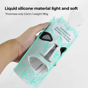 Máscara Facial de Belleza con Fotones <span class=keywords><strong>LED</strong></span> Inalámbrica de <span class=keywords><strong>7</strong></span> <span class=keywords><strong>Colores</strong></span>, <span class=keywords><strong>7</strong></span> Luces <span class=keywords><strong>LED</strong></span>, Rejuvenecimiento de la Piel, Antiarrugas, Máquina de Spa Facial, Fácil de Transportar - Product Image 6