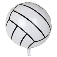 Ballons de football, de basket-ball et de volley-ball ronds en aluminium de 18 pouces en gros pour la décoration de fête