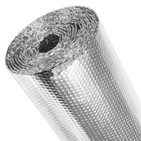 Film bulle en aluminium miroir Shungui le plus vendu, durable, pour isolation thermique des bâtiments, utilisation en machine de fabrication de conduits flexibles, type rouleau