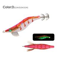 Yousya Liquidation Vente Japon Qualité Curvy Vivid Octopus Jig Bois Praw Dur Leurre Pêche En Mer 10g 5g 20g