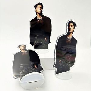 Hot Stock Kpop Character Standing <b>Card</b> Acrylic Display Rack Small <b>Card</b> Picture Frame Plastic Desktop Gift Rack for <b>Table</b> Use - Product Image 1