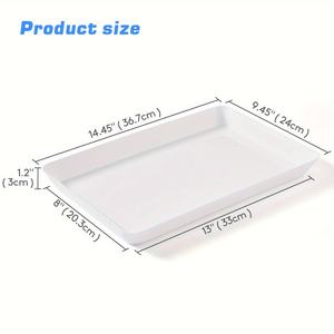 Plateau de laboratoire PP épaissi et surélevé <span class=keywords><strong>pour</strong></span> produits chimiques dangereux, résistant aux acides et aux alcalis forts, plateau en plastique personnalisable - Product Image 3