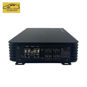 Amplificateur de <span class=keywords><strong>voiture</strong></span> de classe AB de 80 <span class=keywords><strong>watts</strong></span> avec 4 canaux Mosfet Audio 12V en aluminium et combinaison de croisements - Product Image 2