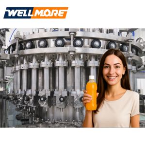 Công nghiệp kích thước trung bình làm nước trái cây điền máy sản xuất dây chuyền đóng gói cho xoài táo dưa hấu nước ép trái cây - Product Image 3