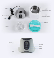 Pembersih Ultrasonik Perhiasan Elektrik GT-U4 750ml Tangki Baja Tahan Karat SUS304 Kontrol Sentuh 40kHz Timer Digital 1 Tahun