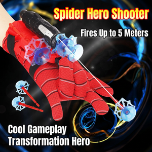 Lanciatore di Ragnatele <span class=keywords><strong>Spider</strong></span>-<span class=keywords><strong>Man</strong></span> Giocattolo Cosplay con 2 Bombolette di Ragnatele, Giocattolo Gadget Novità da Polso in PVC per Eroi, Età 14+ - Product Image 2
