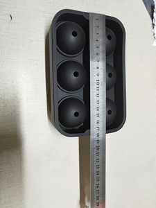 Grand bac à glaçons rond en silicone écologique Libération facile Machine à glaçons flexible pour whisky Outils de crème glacée faits maison - Product Image 5