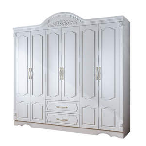 خزانة تخزين متعددة الوظائف بتصميم أوروبي فاخر جديد وبسيط بألوان فاتحة لغرفة النوم مع أدراج - Product Image 4