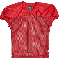 Vente en gros de maillots de football personnalisés pour adultes et jeunes maillots de football américain en maille vierge en polyester