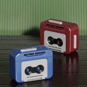 Mini Grabadora Retro con Llavero, Caja de Música, Funciona con Pilas, Material Plástico, Reproductor de Casetes y Grabación de Audio, Regalo para Parejas - Product Image 6