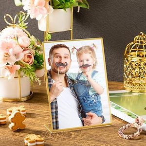 Acrylic dấu hiệu chủ vàng khung bảng số nghiêng trở lại <span class=keywords><strong>Menu</strong></span> hiển thị đứng rõ ràng Flyer tài liệu hiển thị hình ảnh chủ sở hữu - Product Image 6