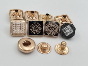 Oem & ODM hồi giáo thobe Snap Nút Kẽm hợp kim kim loại nhấn nút với mạ phong cách cho hàng may mặc của nhà sản xuất Shank thiết kế - Product Image 4