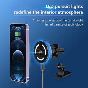 Nuevo soporte de teléfono móvil con imán para coche de 15W, soporte móvil para coche para iPhone 15 14 13 12, cargador de coche inalámbrico con ventilación magnética - Product Image 2