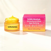 Masque pour les yeux en gel minéral et Centella SIIMUNANA, formule sans eau, anti-rides, pour peaux normales