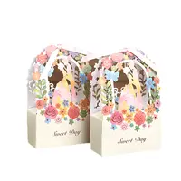 Kreative Form Chinesisches Neujahr Süßigkeiten Geschenk box Aushöhlen Candy Wrapper Boxen Party Geburtstag Hochzeit Geschenk karton