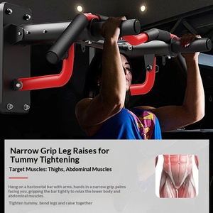 Barres parallèles multifonctionnelles en gros pour hommes, équipement de fitness d'intérieur mural, barres horizontales de gymnastique, <span class=keywords><strong>barre</strong></span> de traction - Product Image 4