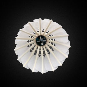 Vente en gros, plume d'oie de classe a, logo personnalisé, utilisation pratique, volant d'entraînement léger, <span class=keywords><strong>badminton</strong></span> - Product Image 2