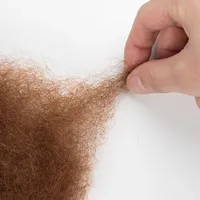 QVR 1 Pack Extensions de cheveux brésiliens Afro Kinky Bulk Hair pour tresses et dreadlocks Cheveux humains
