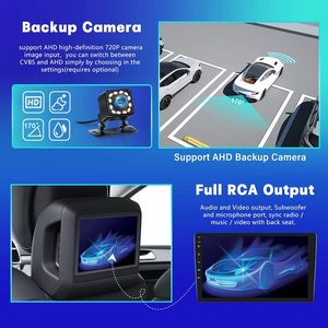 Podofo đôi DIN 10.1 "Android đài phát thanh xe 1 + 32/2 + 64 Car Stereo Carplay & Android Auto GPS Wifi Hifi EQ FM RDS BT - Product Image 4