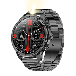 นาฬิกาอัจฉริยะสำหรับกีฬากลางแจ้ง <span class=keywords><strong>V99</strong></span> หน้าจอ 1.85 นิ้ว แบตเตอรี่ 710 มิลลิแอมป์ ตรวจสอบสุขภาพ รองรับการโทรผ่านบลูทูธ สำหรับผู้ชาย พร้อมไฟฉาย - Product Image 1