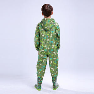 <span class=keywords><strong>Set</strong></span> Impermeabile per Bambini con Giacca e Stivali da <span class=keywords><strong>Pioggia</strong></span>, Stile Spesso, per Studenti e Asilo, Pantaloni Impermeabili con Disegni Cartoon - Product Image 4