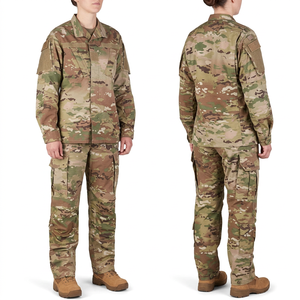 Conjunto de Uniforme Táctico de Camuflaje Unisex, Uniforme de Seguridad Transpirable de Lona Resistente a Desgarros - Product Image 3